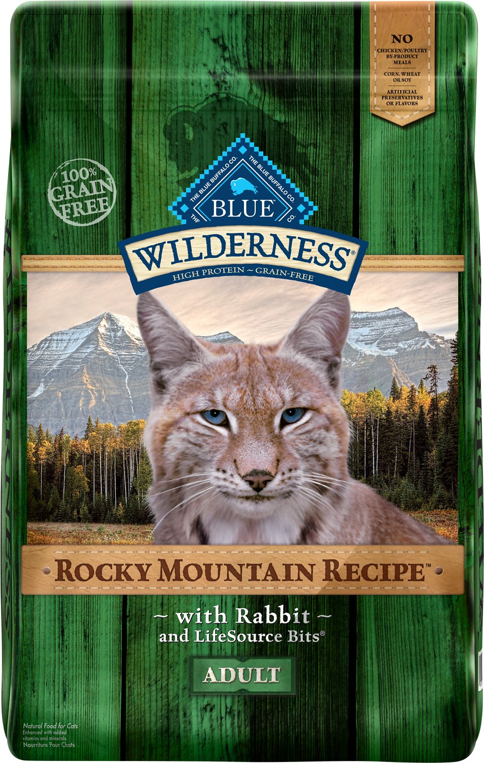 Blue Buffalo Wilderness Rocky Mountain Recipe with Rabbit Adult Grain-Free Dry Cat Food