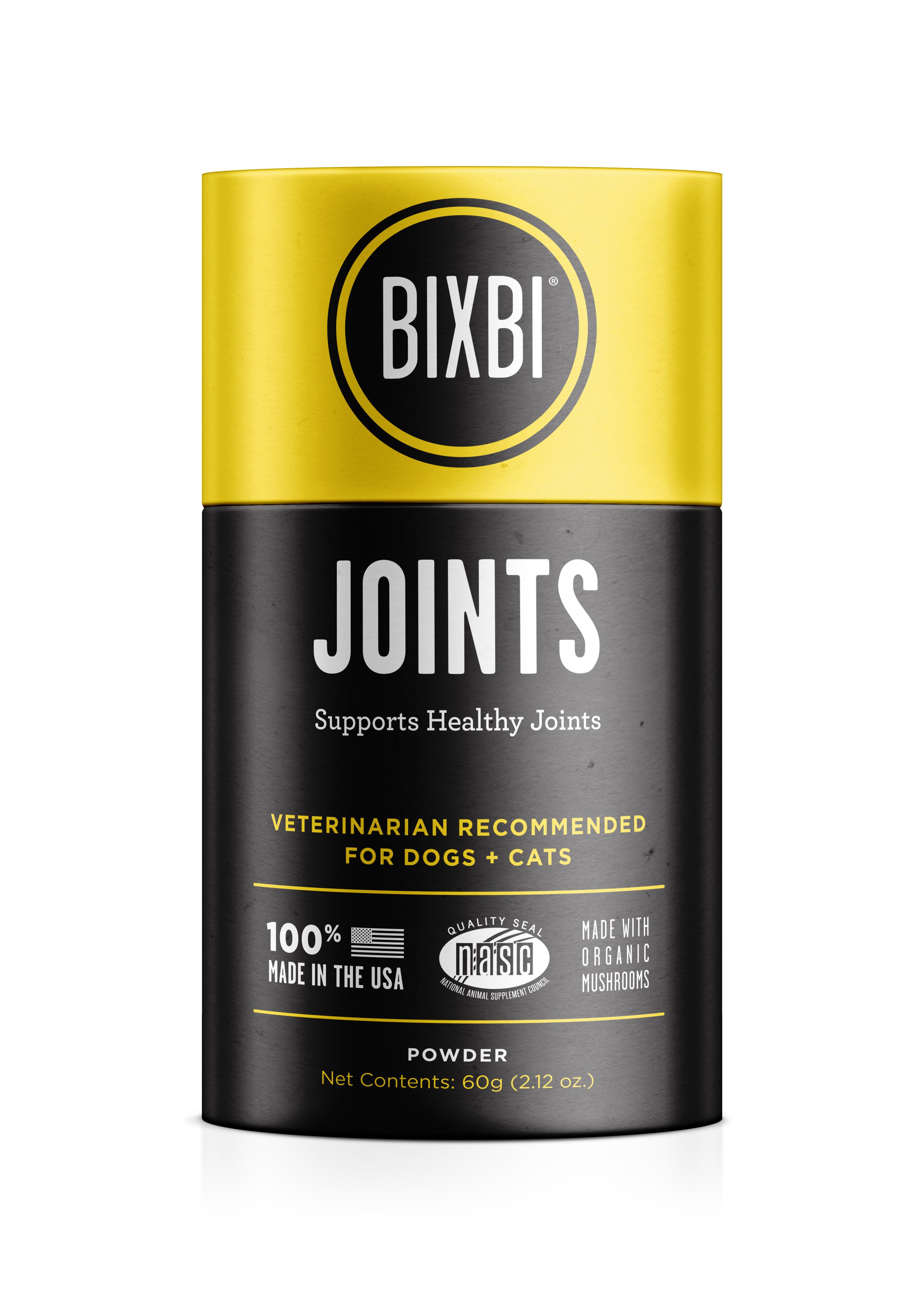 BIXBI Joints Powder Organic Dog & Cat Supplement, 2.12-oz