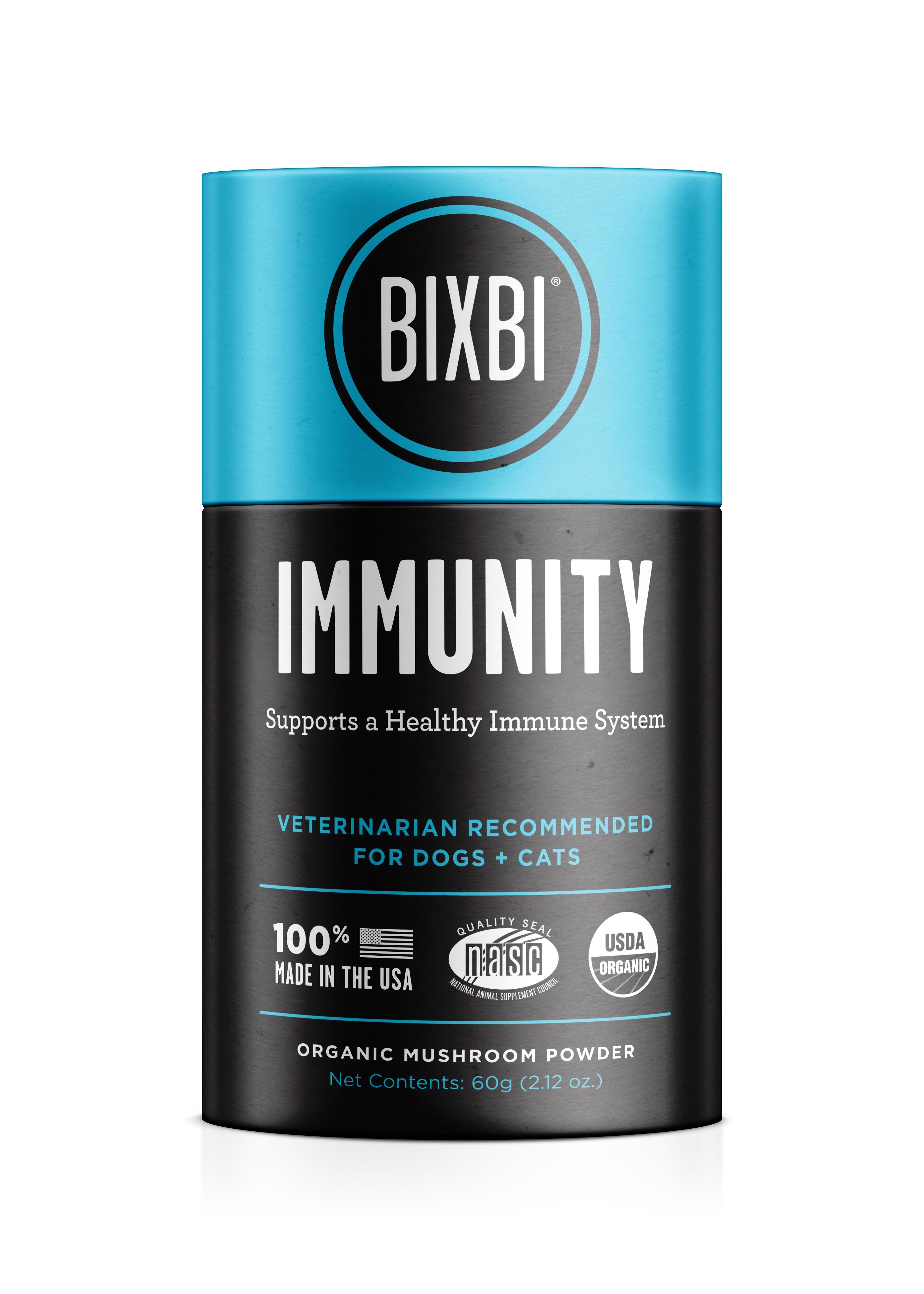 BIXBI Immunity Powder Organic Dog & Cat Supplement, 2.12-oz