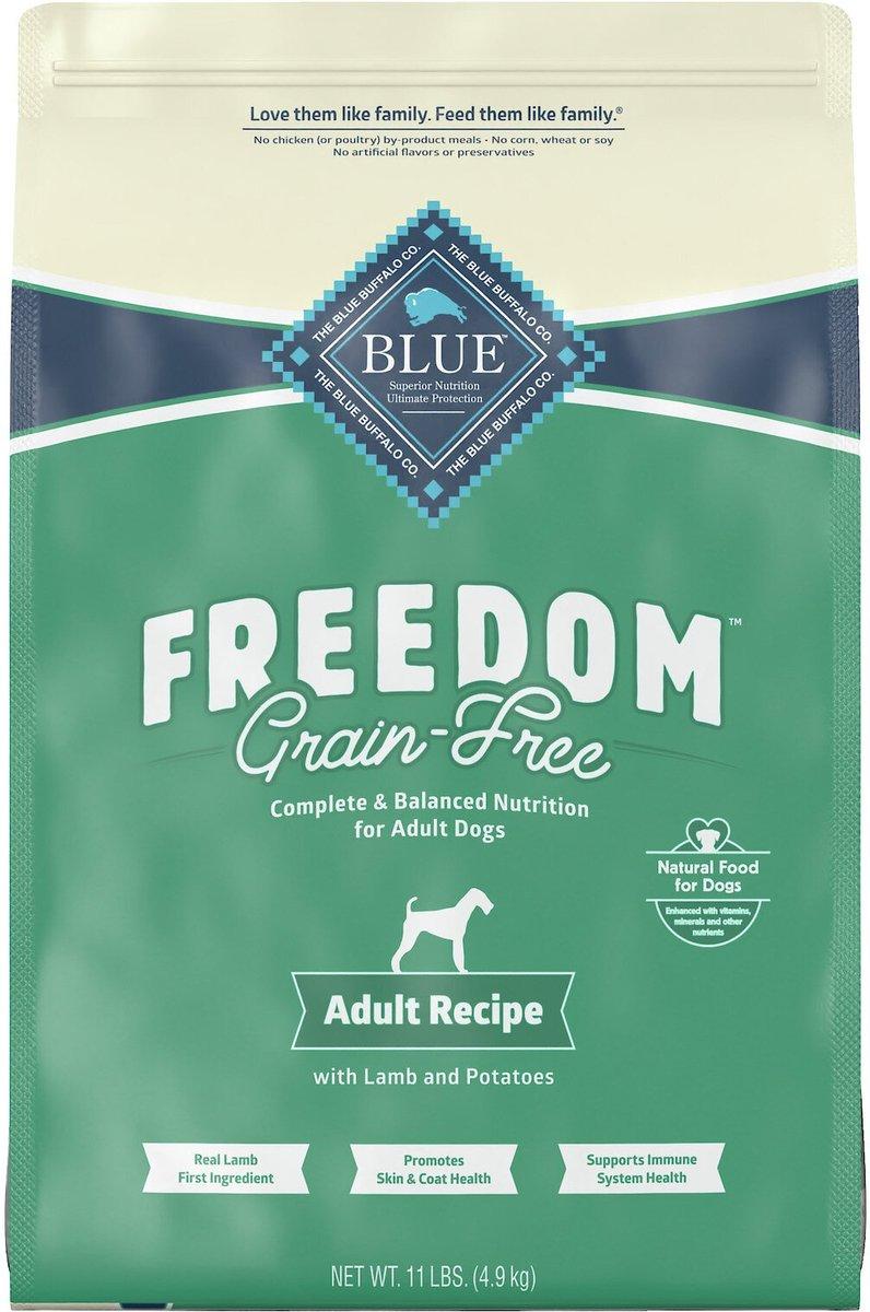 Blue Buffalo BLUE Freedom Lamb Adult Grain-Free Dry Dog Food, 4-lb
