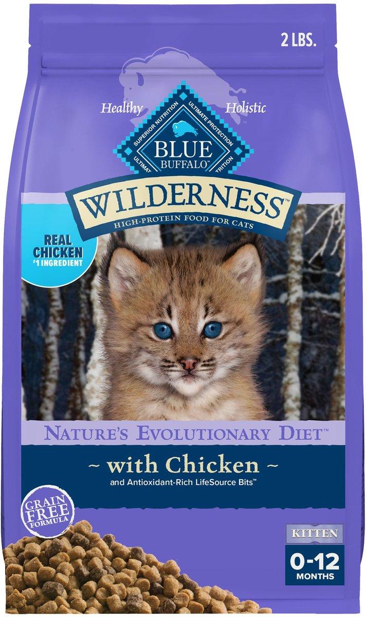 Blue Buffalo BLUE Wilderness High-Protein with Chicken Kitten Grain-Free Dry Cat Food