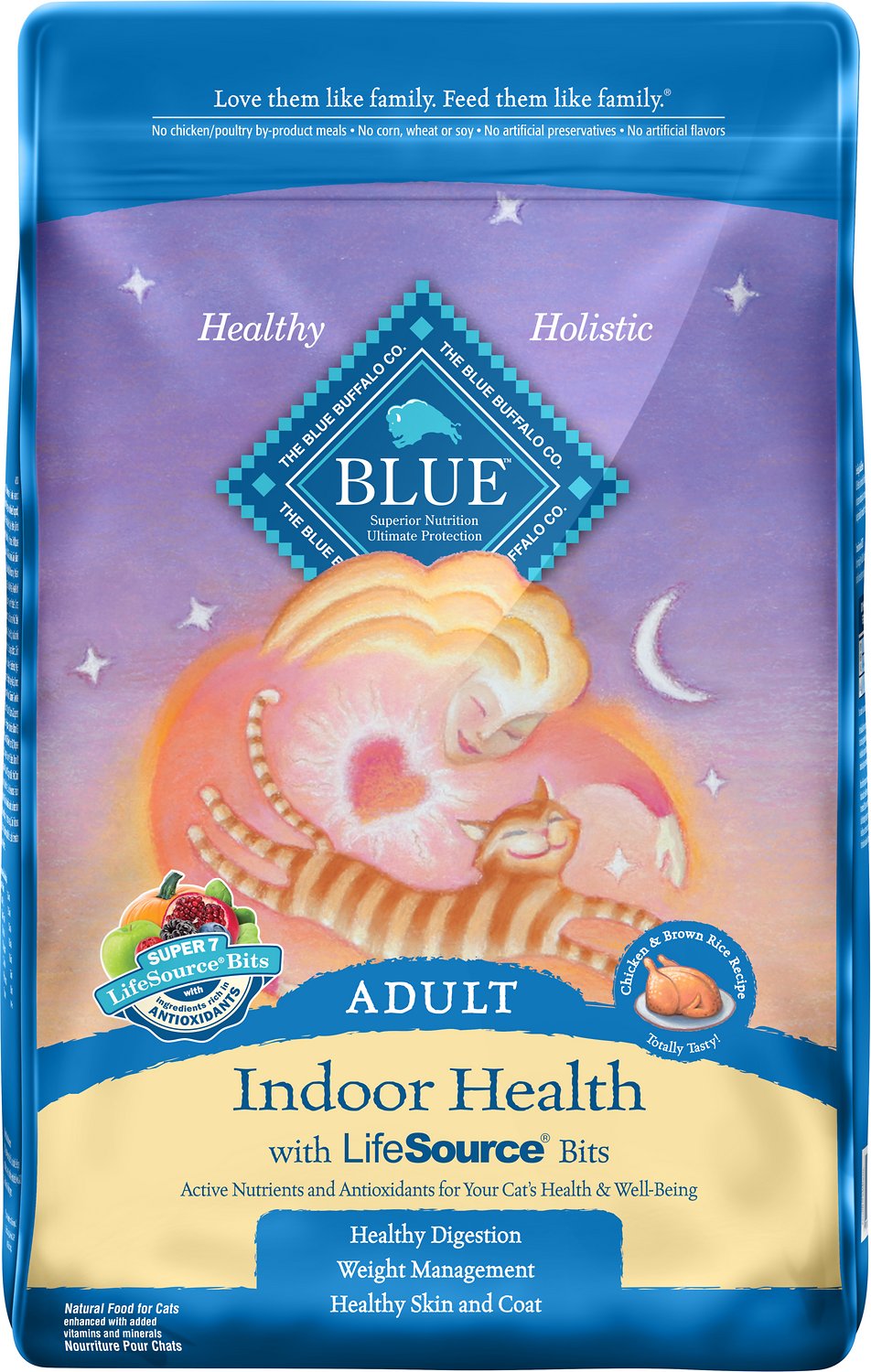 blue wilderness indoor chicken cat food