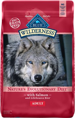 Blue Buffalo BLUE Wilderness Salmon Adult Grain-Free Dry Dog Food, 11-lb