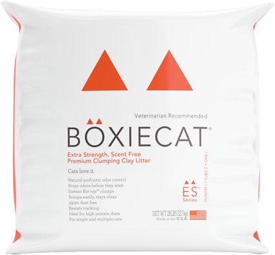 Boxiecat premium clumping clay cat clearance litter