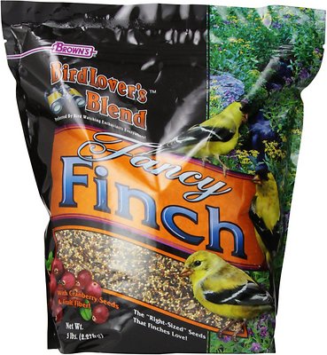 Brown's Bird Lover's Blend Fancy Finch Bird Food, 5-lb