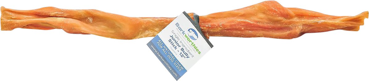 Barkworthies Junior Beef Sticks Dog Treats, 12-in
