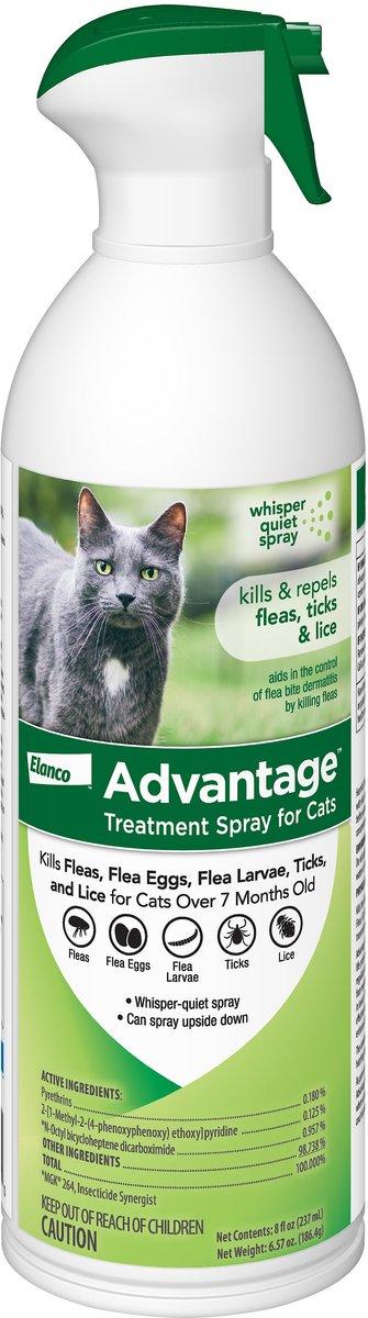 Advantage Flea Treatment Spray for Cats, 8-oz