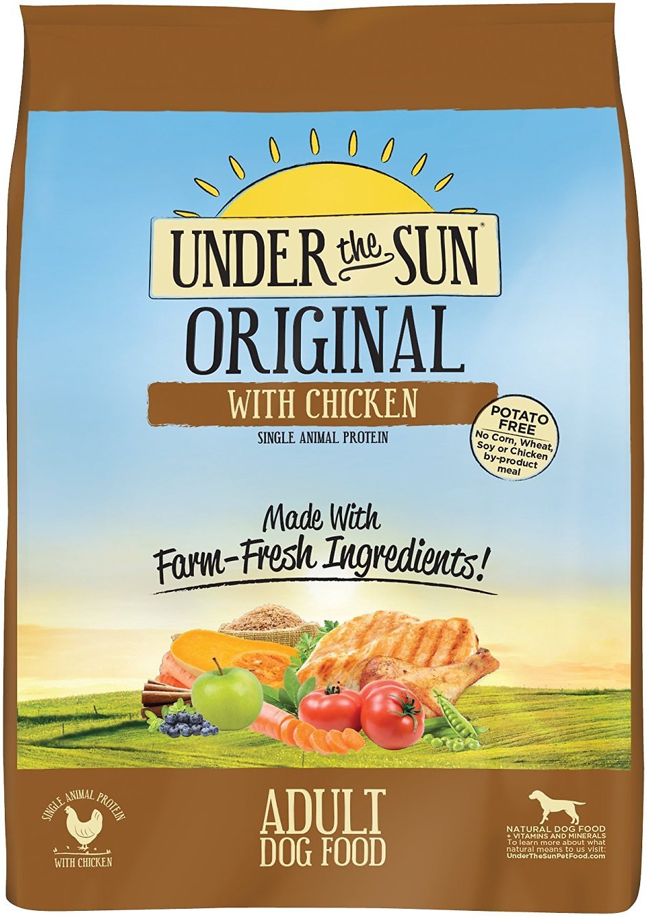 Under the Sun Original Adult Chicken Recipe Dry Dog Food (**)