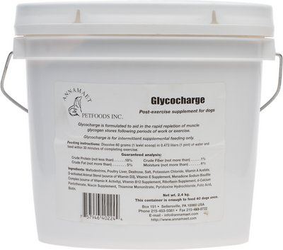 Annamaet Glycocharge Dog Powder Supplement, 5.3-lb pail