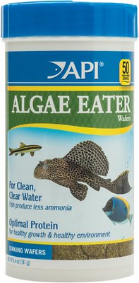 API Sinking Wafers Algae Eater Fish Food, 6.4-oz bottle