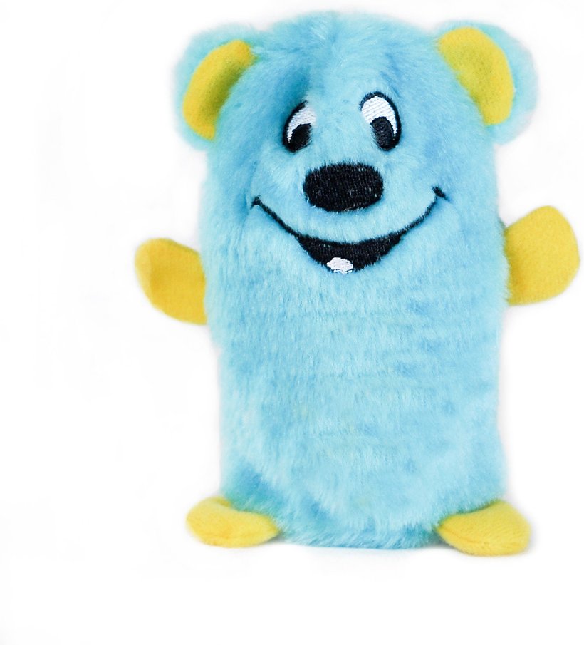 ZippyPaws Squeakie Buddies Bear Plush No Stuffing Dog Toy