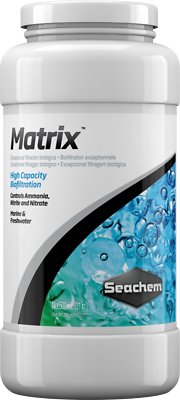Seachem Matrix High Capacity Biofiltration for Marine & Freshwater Aquariums, 7.1-oz jar
