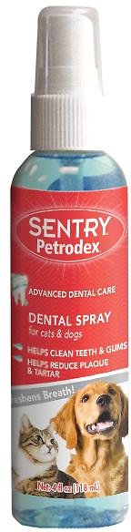 Sentry Petrodex Veterinary Strength Dog & Cat Dental Spray, 4-oz bottle