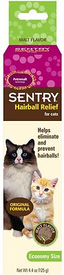 Sentry HC Petromalt Hairball Relief Original Formula Malt Flavor Cat Treatment, 4.4-oz