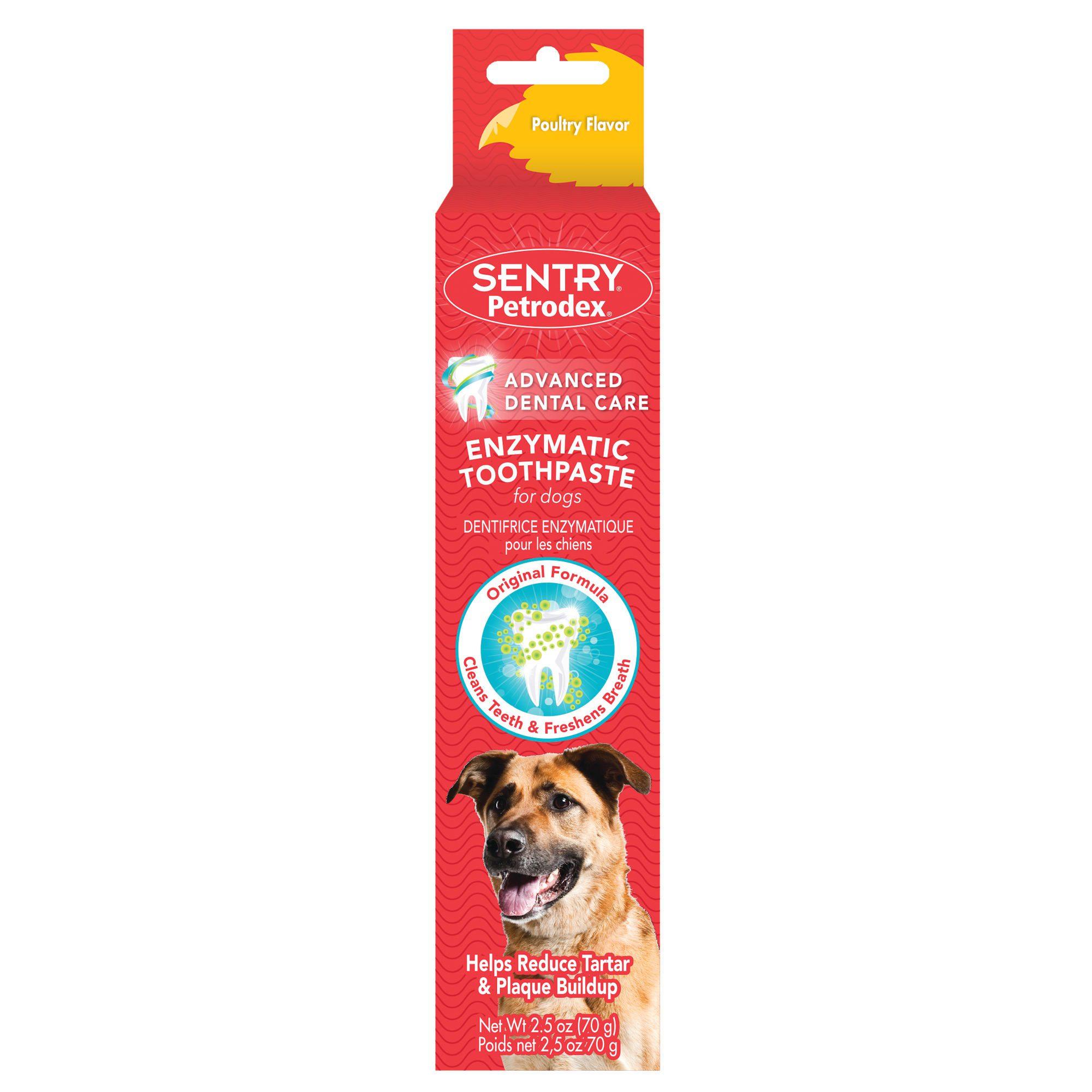Sentry Petrodex Veterinary Strength Enzymatic Poultry Flavor Dog Toothpaste