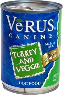 VeRUS Canine Turkey & Veggie Formula Wet Dog Food Can