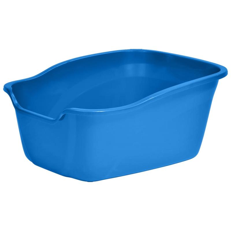 Van Ness High Sides Cat Litter Pan, Blue, Large