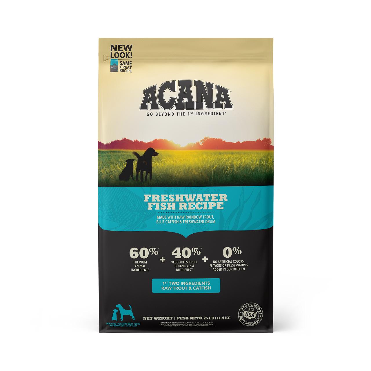 ACANA Freshwater Fish Grain Free Dry Dog Food 25 lb Pets Plus