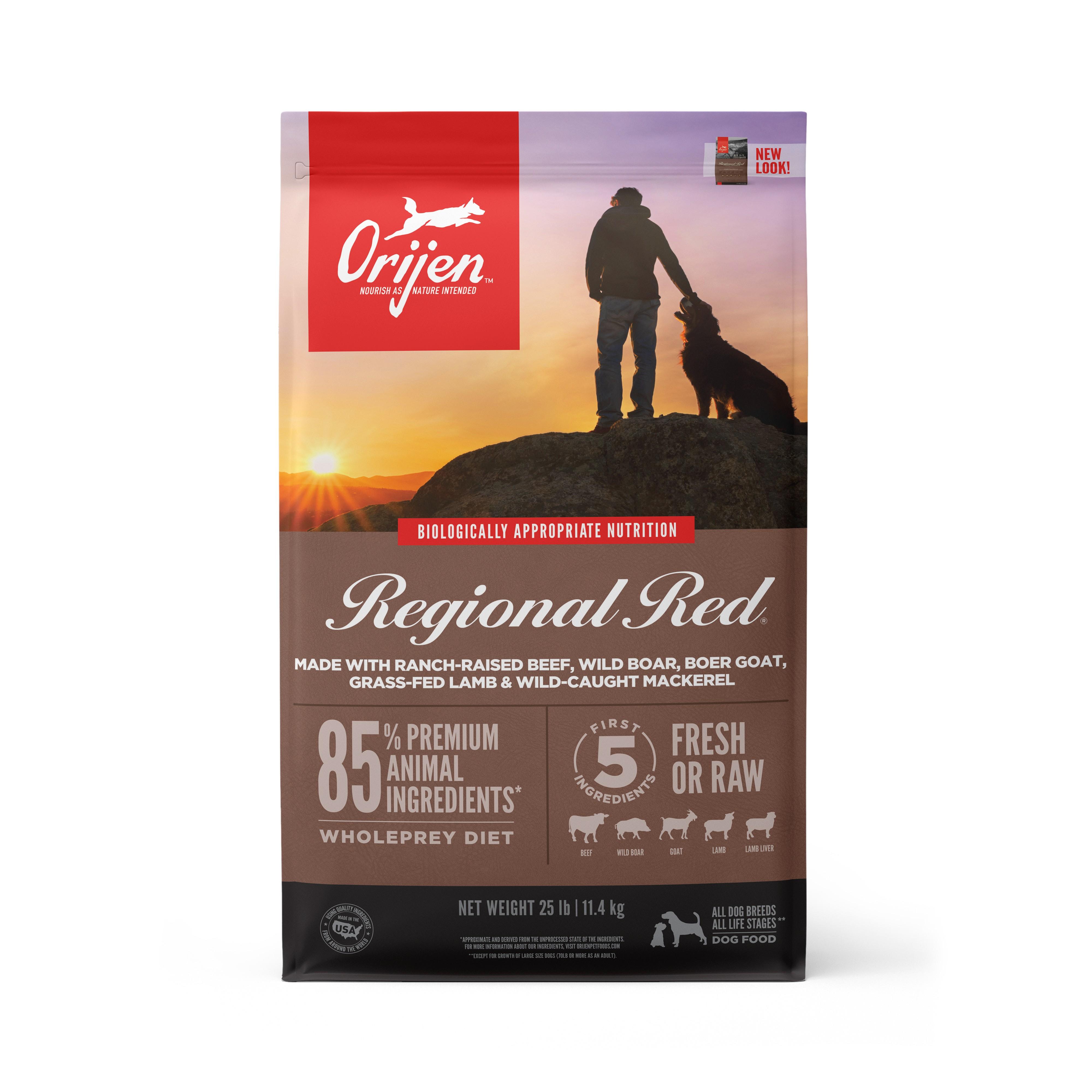 ORIJEN Regional Red Grain-Free Dry Dog Food, 50-lb (2 x 25-lb)