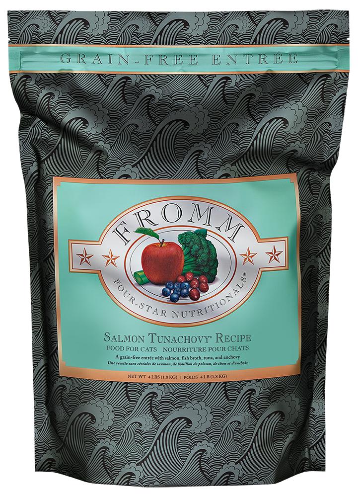 Fromm Four-Star Nutritionals Salmon Tunachovy Dry Cat Food, 10-lb