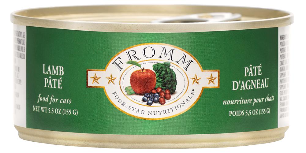 Fromm Four-Star Nutritionals Lamb Pate Wet Cat Food Can
