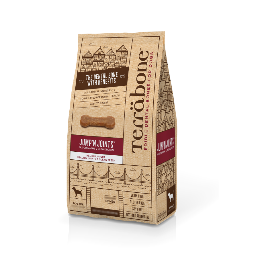 Terrabone Jumpin' Joints Dog Treat - Large, 6 Count