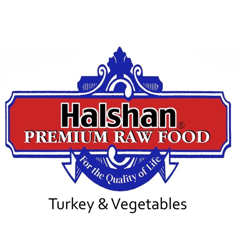 Halshan Turkey & Vegetables Raw Frozen Dog Food, 1-lb (Size: 1-lb)