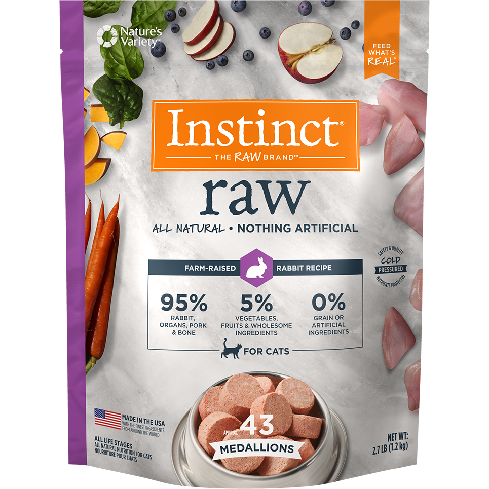 instinct raw medallions