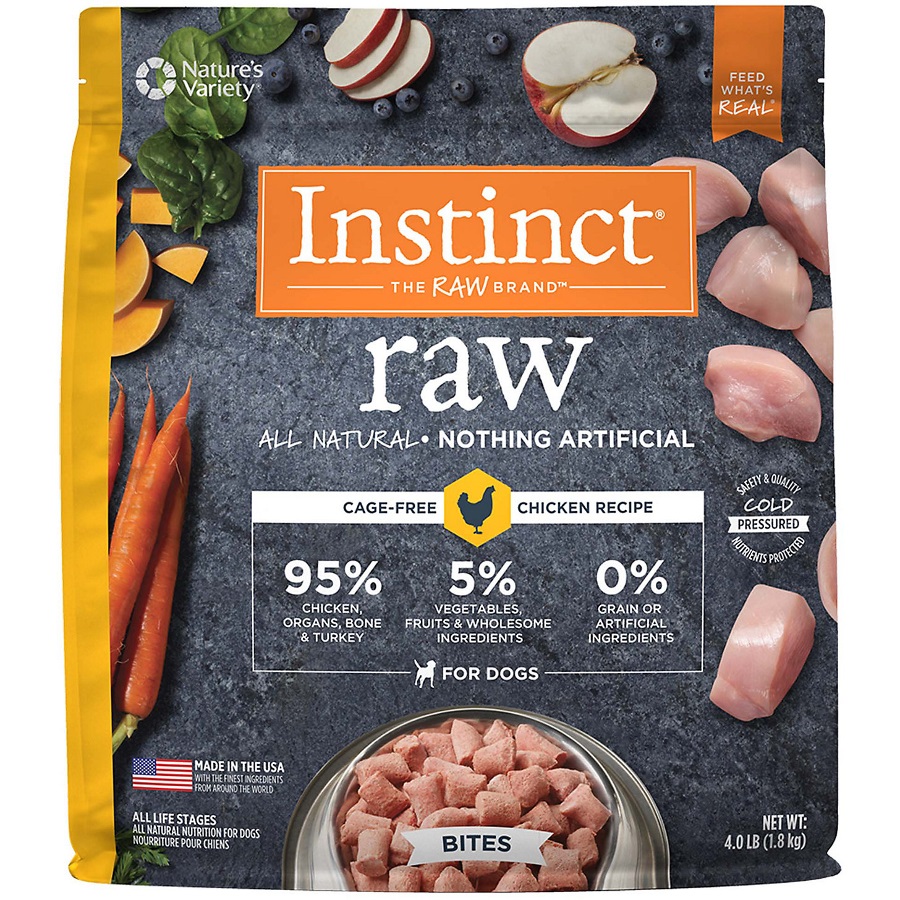instinct raw chicken bites
