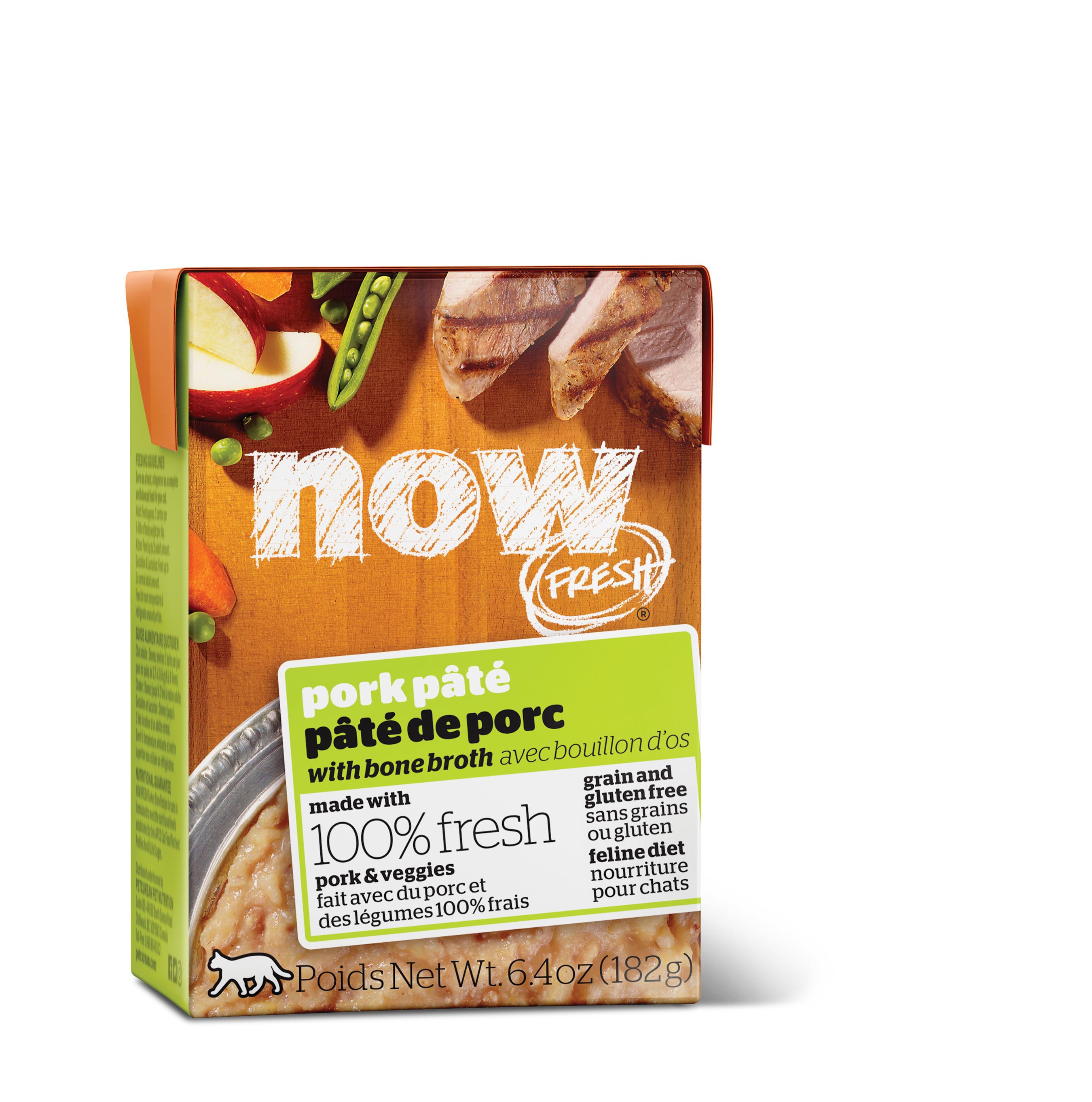 NOW FRESH Pork Pate Grain Free Wet Cat Food 6.4 oz Queensway