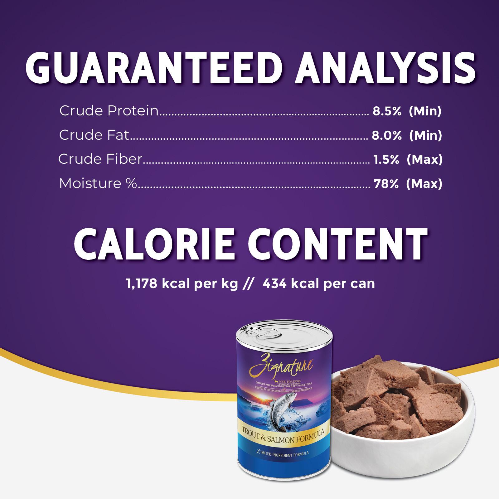 Zignature Trout & Salmon Limited Ingredient Formula Wet Dog Food Can, 13-oz