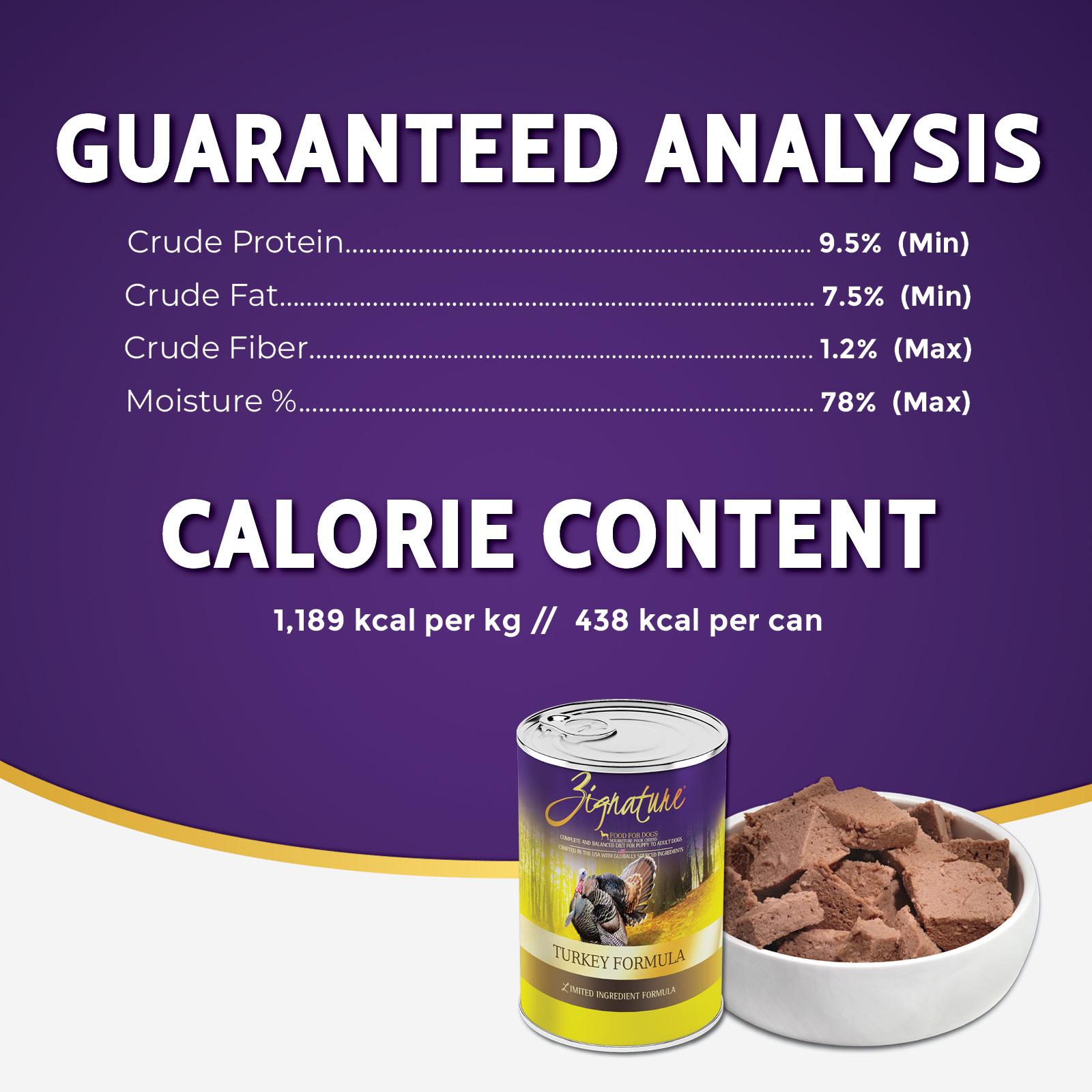 Zignature Turkey Limited Ingredient Formula Wet Dog Food Can, 13-oz