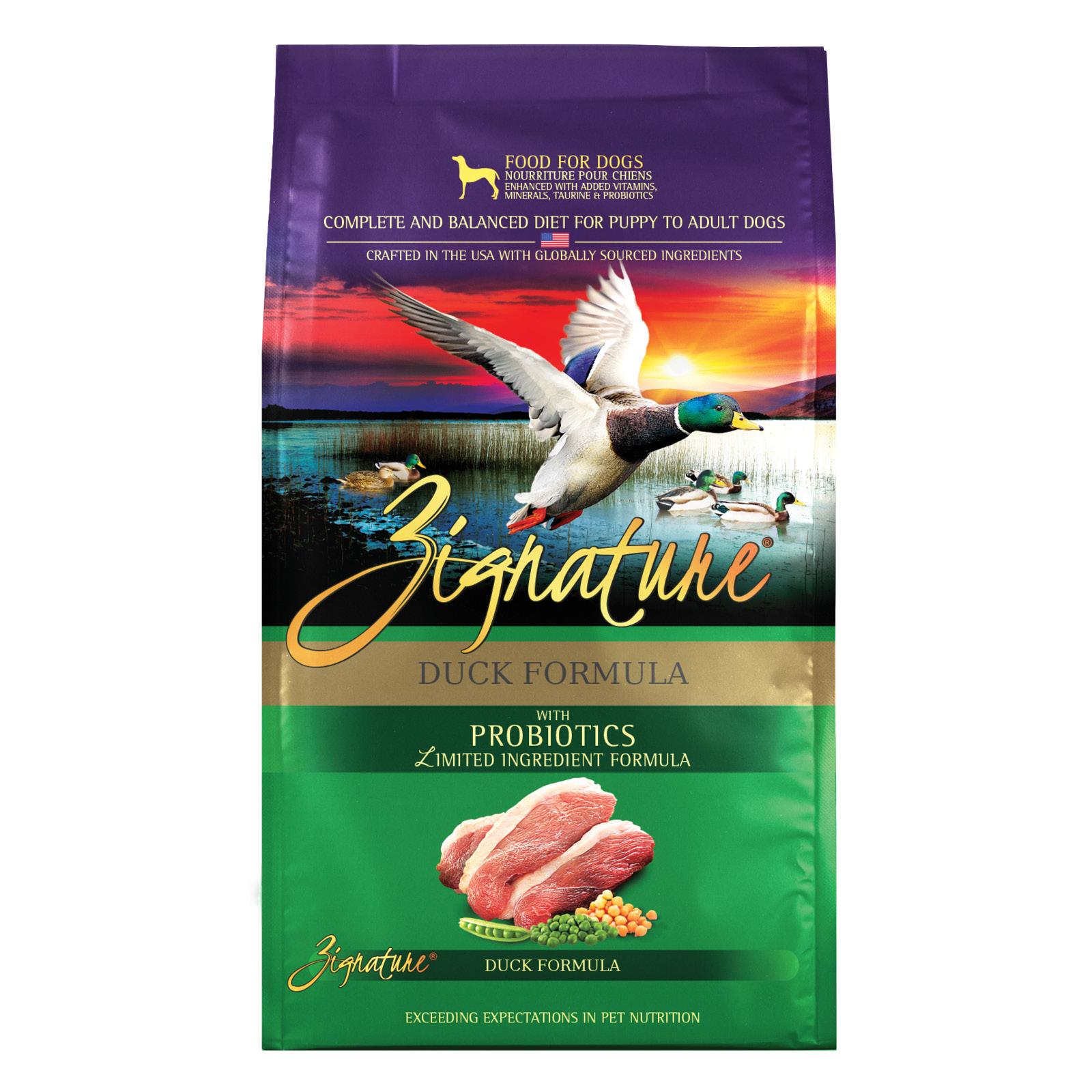 Zignature Duck Limited Ingredient Formula Dry Dog Food, 25-lb