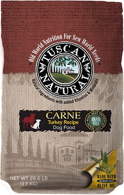 Tuscan Natural Carne Turkey Recipe Grain-Free Dry Dog Food, 28.6-lb
