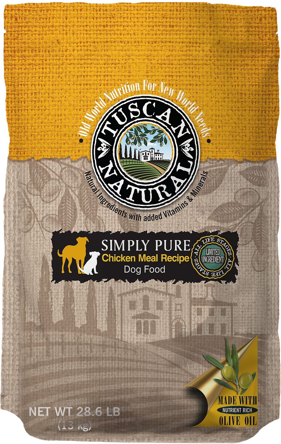 Tuscan Natural Simply Pure Chicken Meal Limited Ingredient Dry Dog Food