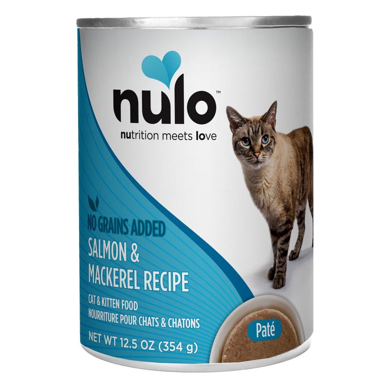 Nulo Cat Freestyle Pate Salmon & Mackerel Recipe Grain-Free Wet Cat Food Can, 12.5-oz