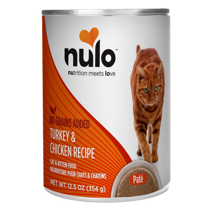 Nulo Cat Freestyle Pate Turkey & Chicken Recipe Grain-Free Wet Cat Food Can, 12.5-oz