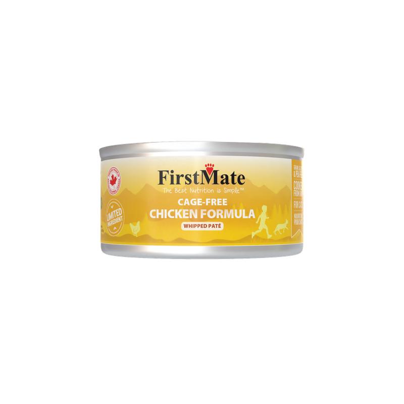 FirstMate Limited Ingredient Cage-Free Chicken Wet Cat Food Can, 5.5-oz