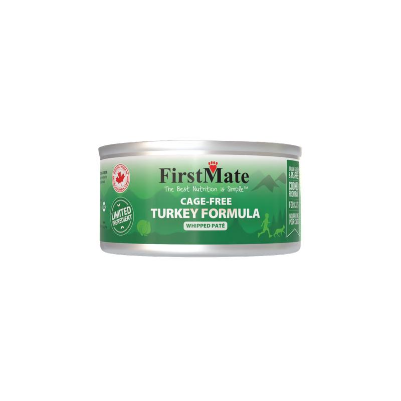 FirstMate Limited Ingredient Cage-Free Turkey Wet Cat Food Can, 5.5-oz