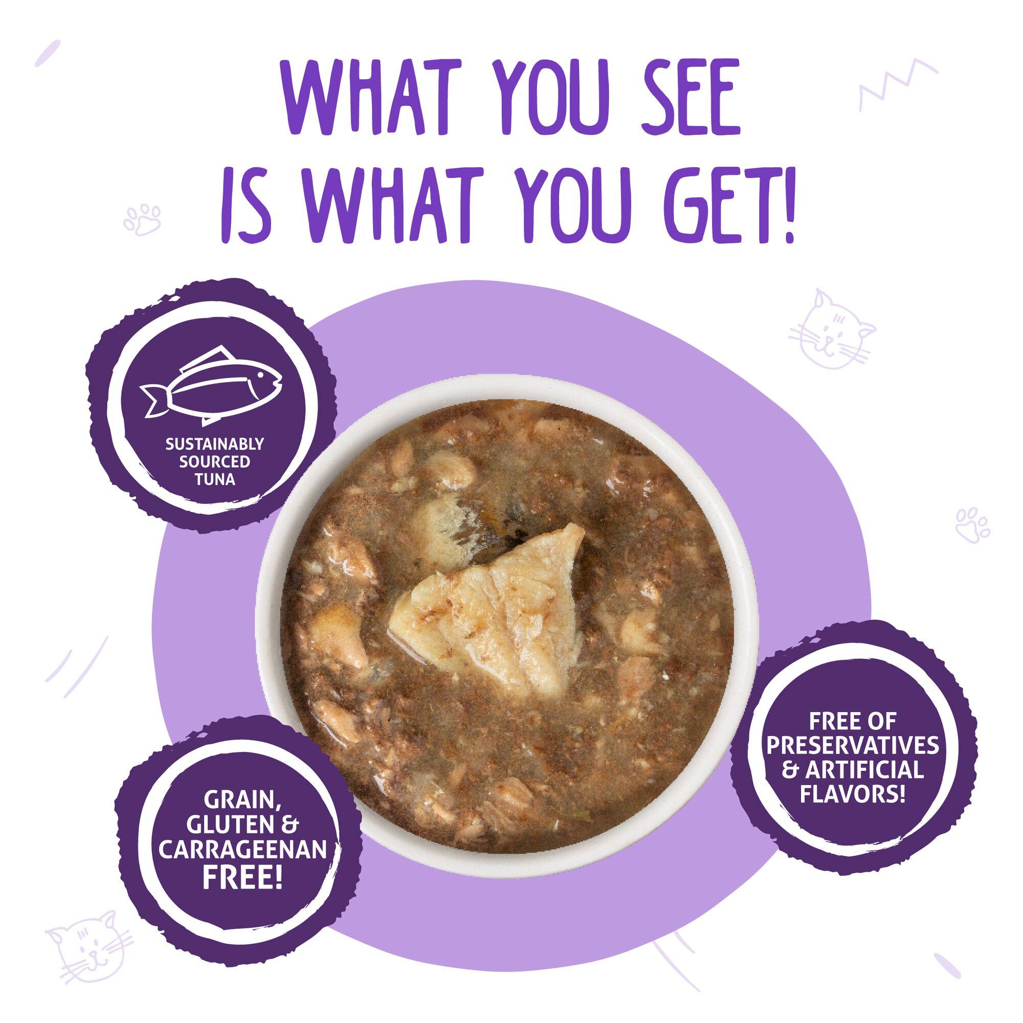 Weruva Classic Cat Polynesian BBQ with Grilled Red Bigeye in Gravy Wet Cat Food Can, 5.5-oz