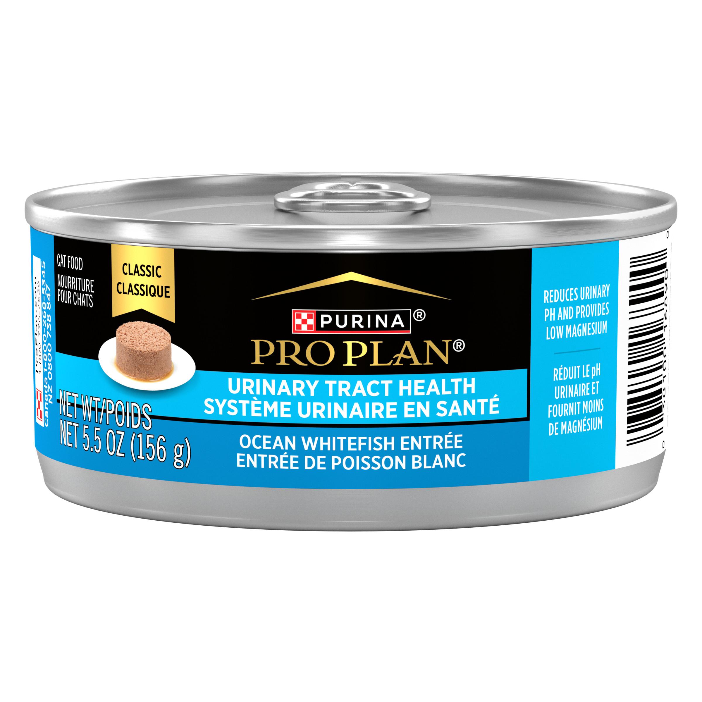 Purina Pro Plan Urinary Tract Health Ocean Whitefish Entree Wet Cat Food Can, 5.5-oz