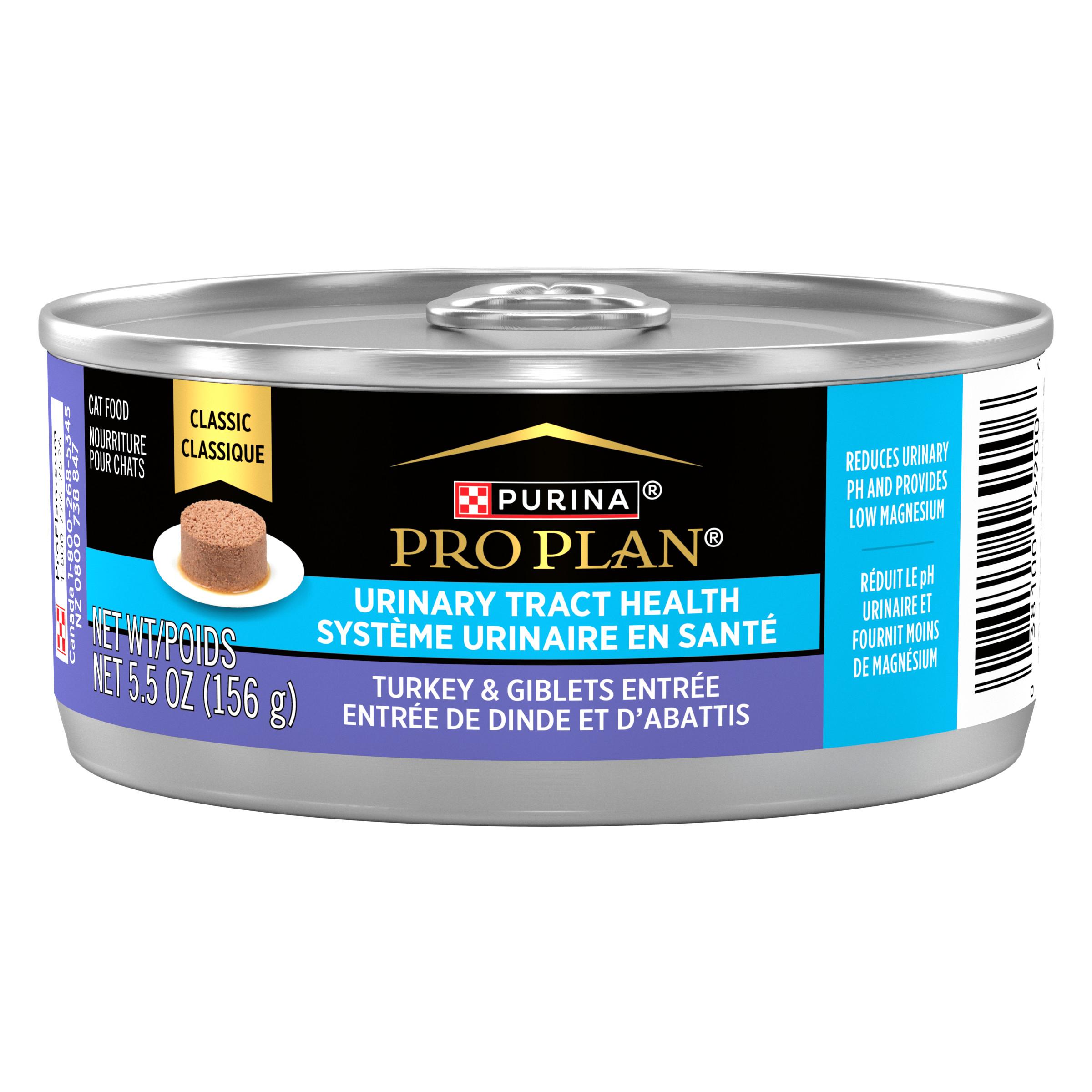 Purina Pro Plan Focus Adulte Formule classique pour la santé des voies urinaires Dinde et abats Entrée pâtée pour chats, 5.5 oz