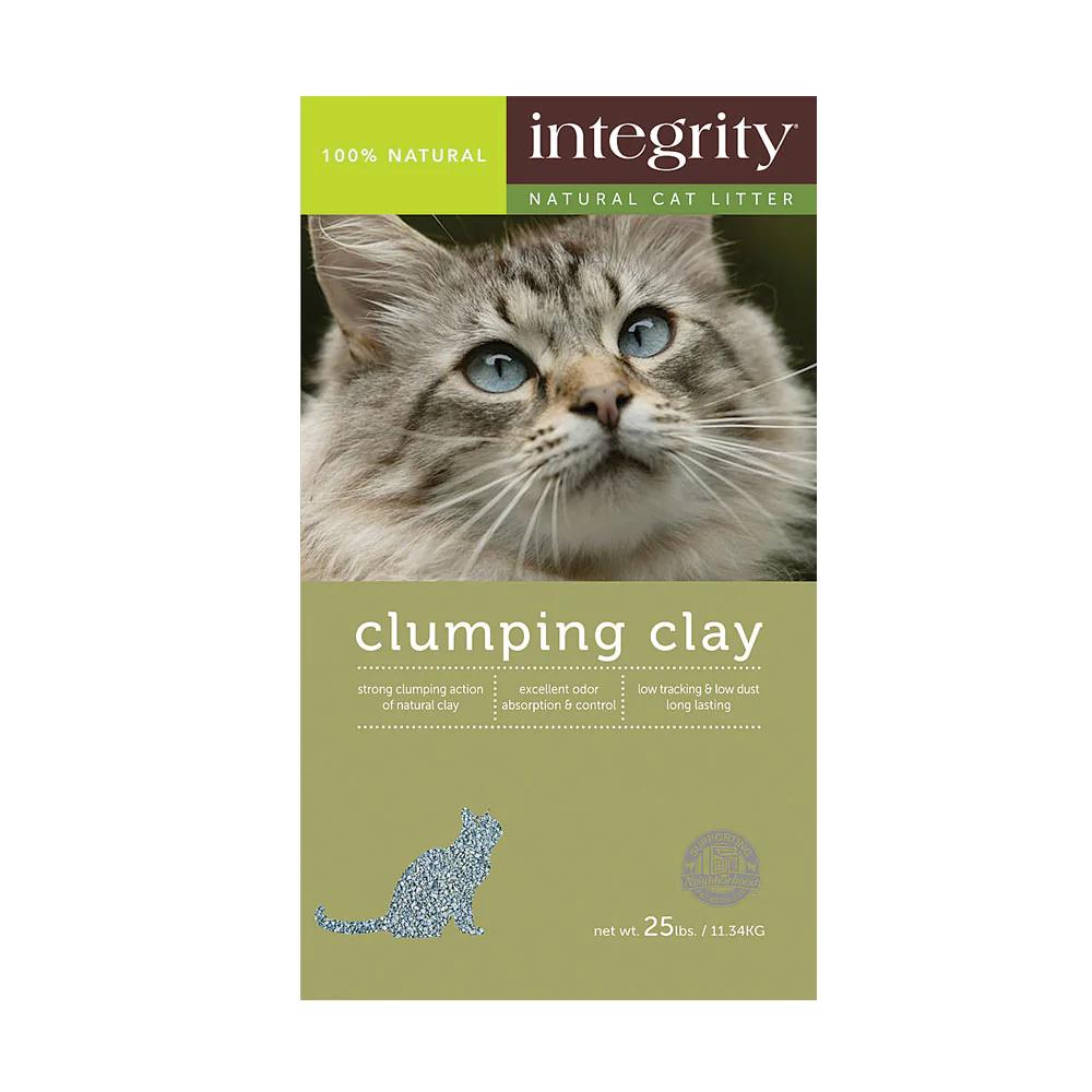 Integrity Natural Clumping Clay Cat Litter, 25-lb