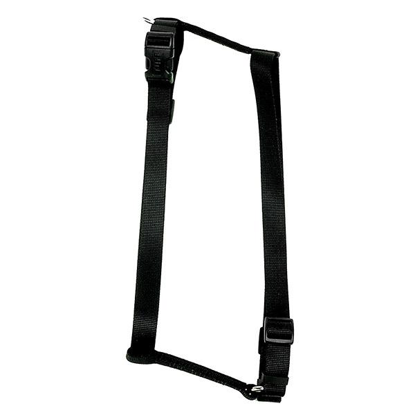 Coastal Standard Adjustable Nylon Harness, Black, Large ( 22-in-38-in Girth, 1-in Straps )