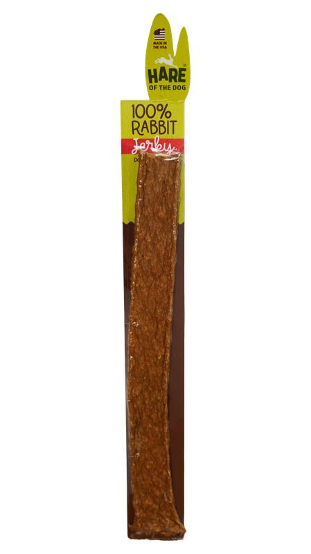 Hare of the Dog 100% Rabbit Jerky Dog Treats, 10-in, 1-count