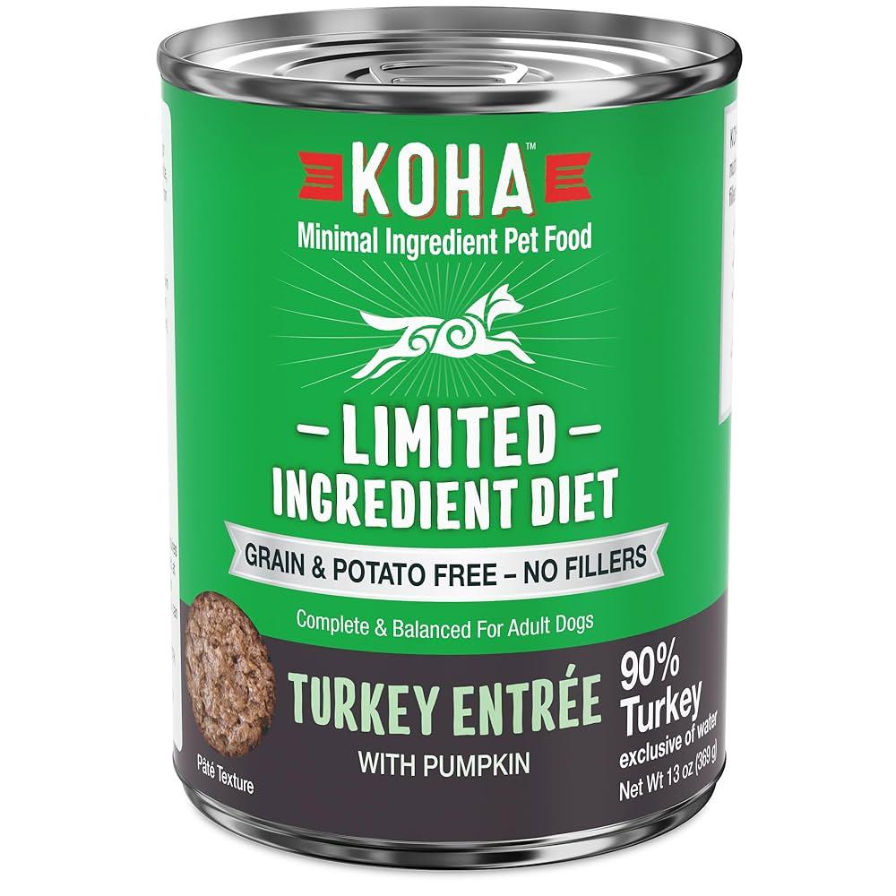 KOHA Minimal Ingredient Turkey Stew Wet Dog Food Can, 12.7-oz (Size: 12.7-oz)