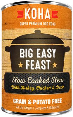 KOHA Slow Cooked Stew Big Easy Feast Wet Dog Food,12.7-oz, case of 12 (**)