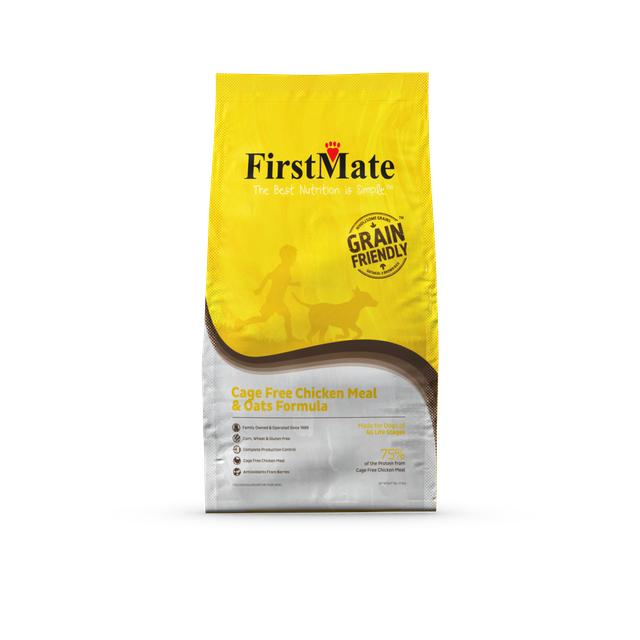 FirstMate Cage Free Chicken Meal & Oats Grain Friendly Dry Dog Food