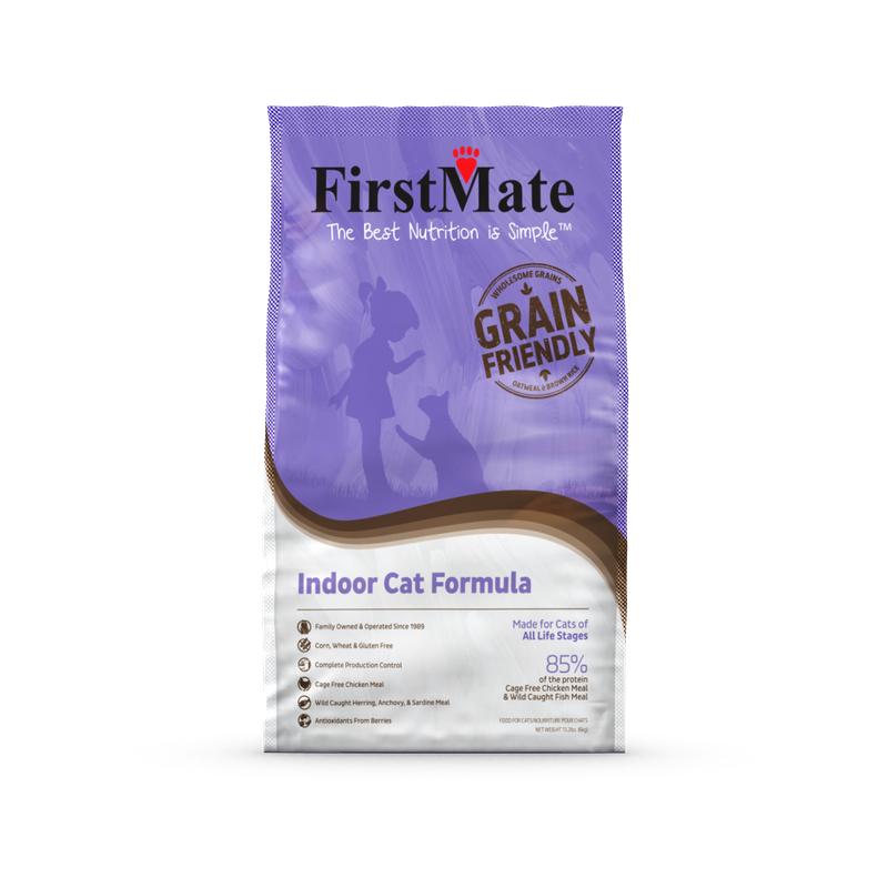 FirstMate Indoor Cat Grain Friendly Dry Cat Food, 13.2-lb