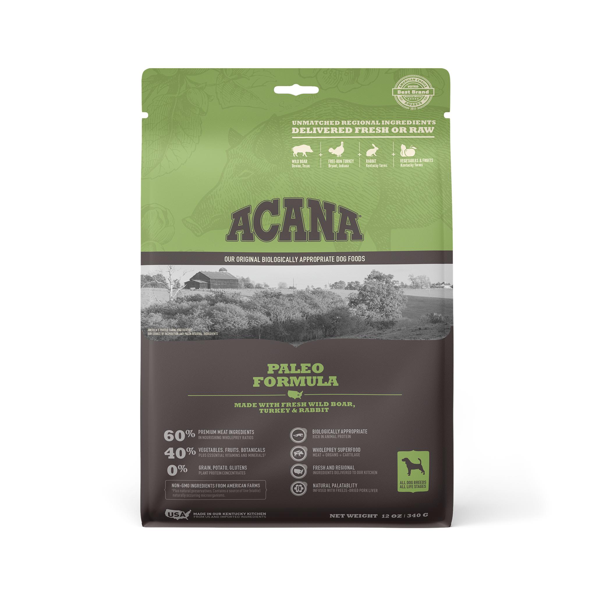 ACANA Paleo Grain-Free Dry Dog Food